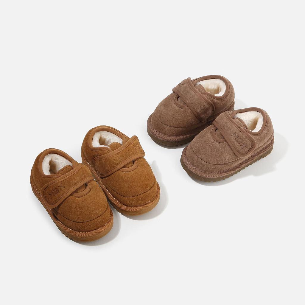 2025 Fleece-Lined Toddler Moccasins - Soft, Warm Winter Shoes with Thick Soles