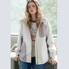 Women's Color-Block Hooded Casual Jacket