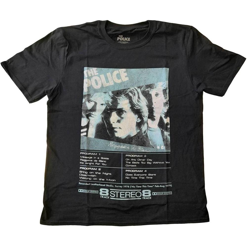 The Police Unisex TShirt Reggatta 8 Track S