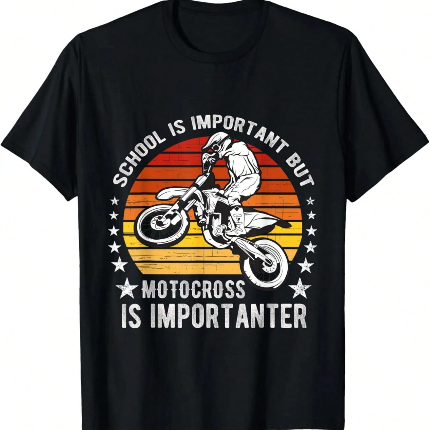 Retro Rocks Beach FL Shark T-Shirt T-Shirt Motorcycle S разноцветный
