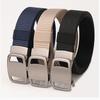 Nylon Belt for Men Women Work Belt Portable Wear Resistant, Webbing Belt Automatic Belt Buckle for Camping, Climbing Backpacking