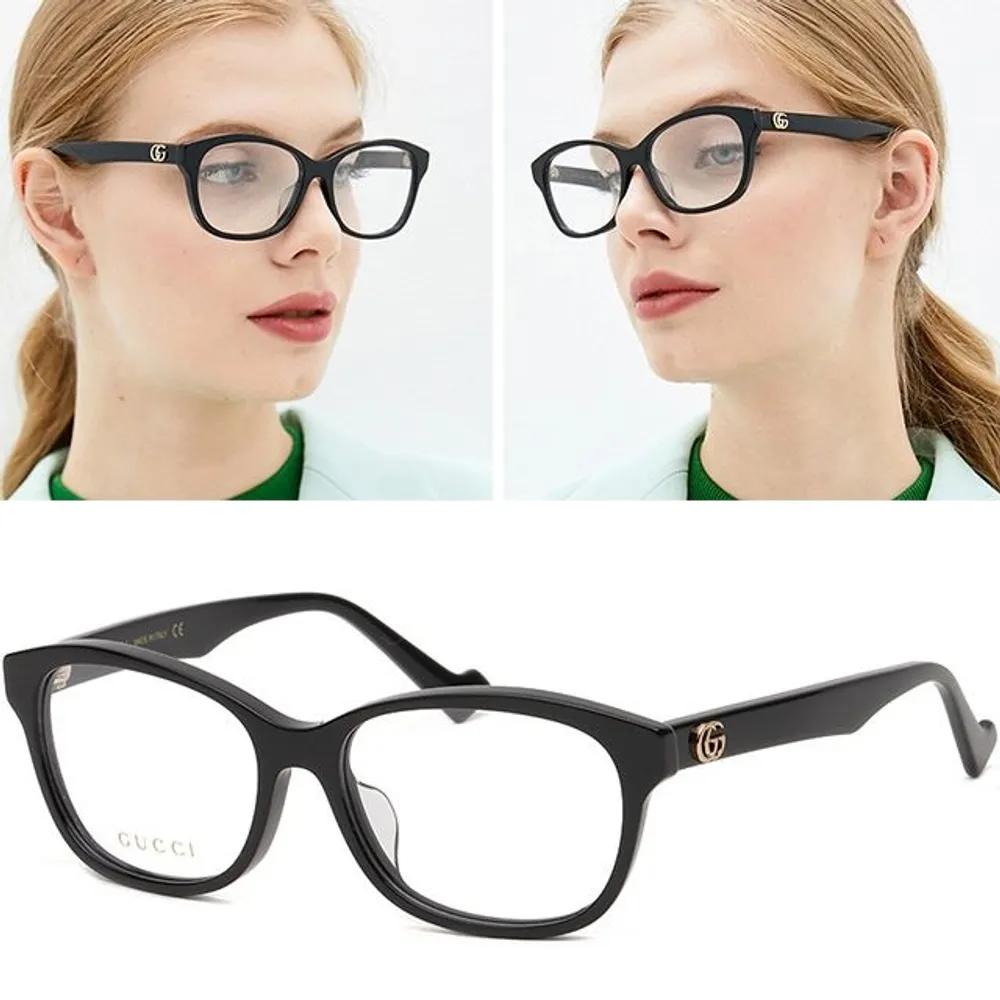 

Gucci Eyeglass Frames GG0961OA, Square Black Horn-rimmed, Daily GG0961OA-005