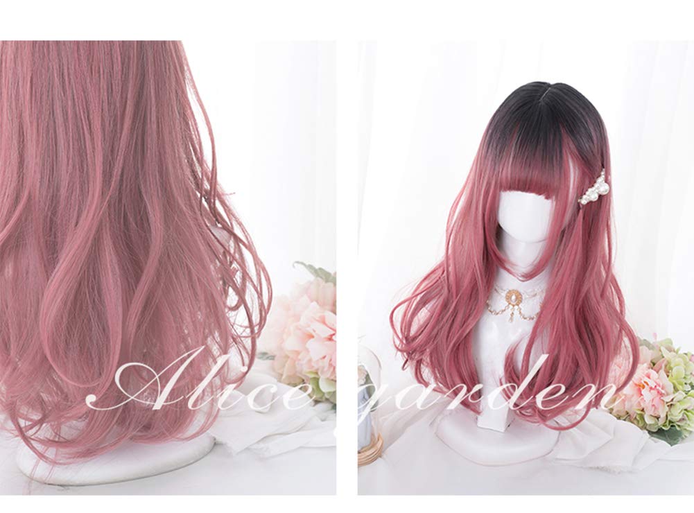 Harajuku Hime Lolita Everyday 75cm Style, Cut, Heat-resistant Wig, Semi-long, Gradient, Style, Cosplay, Party, Wear,