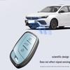 Compatible Metal Key Shell Cover for Roewe RX5 (2016-2020), I6, RX8, RX3, EI5 Models.