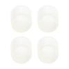 4Pcs Sewing Machine Plastic Cushion Feet Pads Fit for Singer Non Slip Bed Vibration Reduction