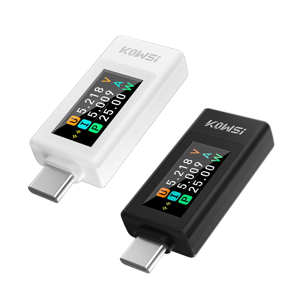 DC 4-30V 0-8A Digital Voltage Current Power Meter 240W Tester Type C Interface Voltmeter Amperemeter Monitor Data Storage