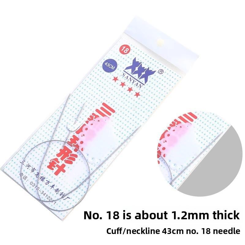 Circular Knitting Needles for Making Sleeve Sweaters, Stainless Steel Circular Knitting Needles, Sweater Knitting Circular Needles