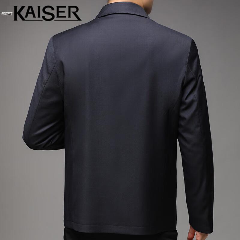 Caesar Men's Winter Double-Faced Wool Blend Business Overcoat