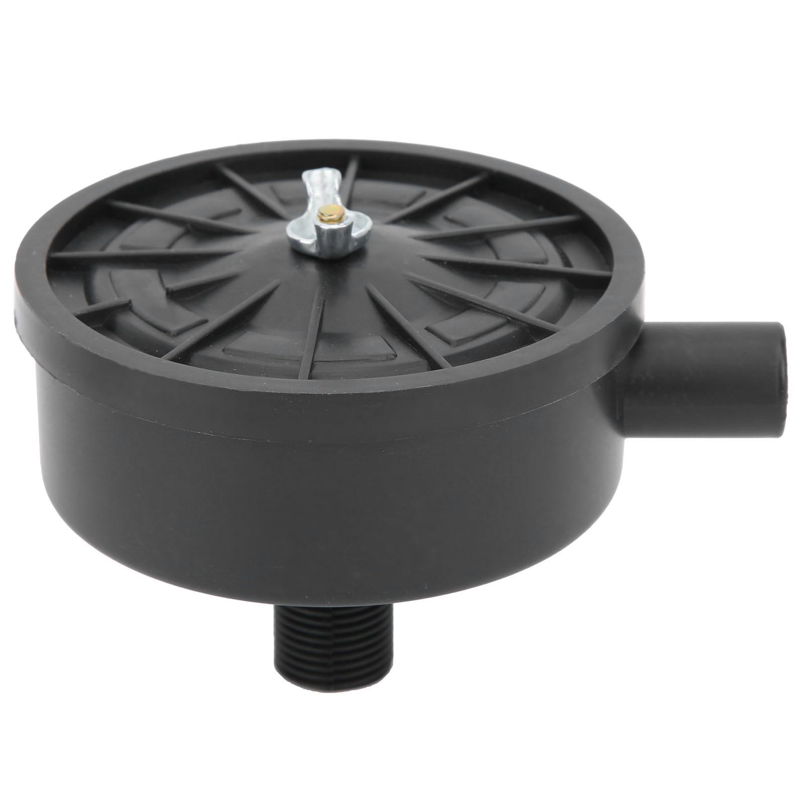 

Air Compressor Silencer Metal Pump Intake Filter Sound Muffler 65 Plastic Casing G12in