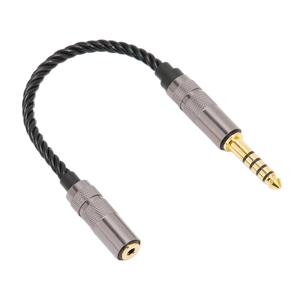 Balanced Cable Adapter 4.4mm Male to 2.5mm Female Gold Plated Oxygen Free Copper Wire Core Adapter Cable