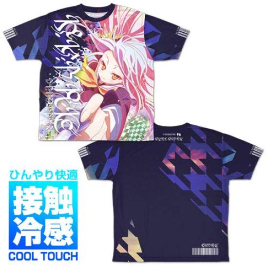 No Game No Life White Cool Full Graphic L T-shirt
