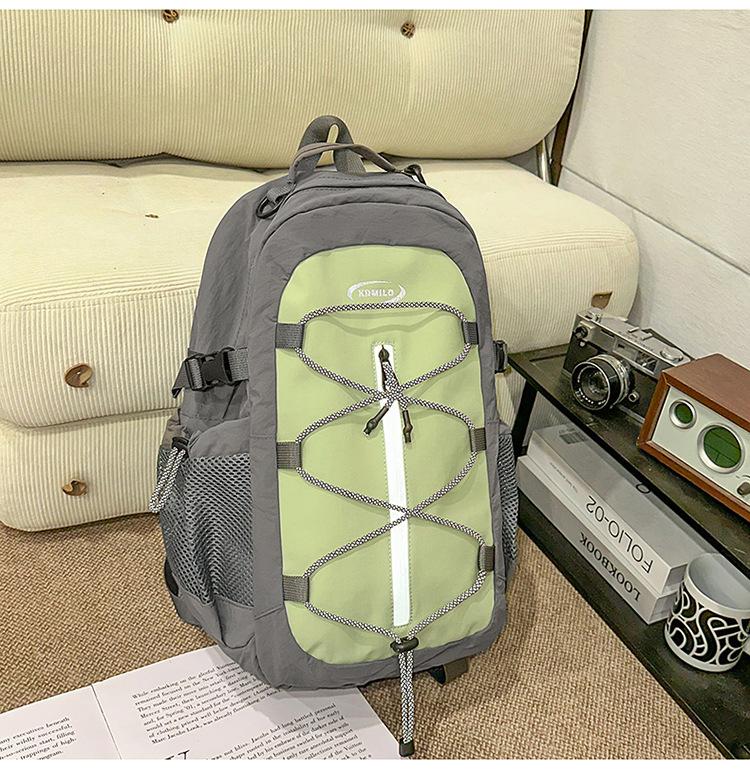 Schoolbag Outdoor Backpack Large Capacity Hiking Backpack Hiking Bag Boys Commuter School Bag Female College Student Computer Bag