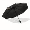 Elegant Deer Wall Decor: Nature's Majestyin Gold & BlackUmbrella, Portable 3-Fold Compact Umbrella for Men & Women Gift