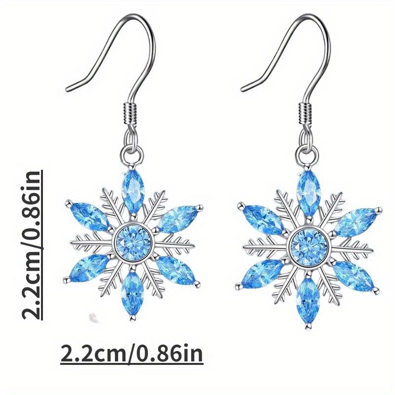 Shiny Snowflake Earrings - Creative, Fashionable, Exquisite and Warm Versatile Earrings