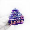 3d Retro Ins Style World Scenery Resin Refrigerator Magnet Los Angeles Sunset Japan Mount Fuji Travel Souvenir Home Decoration