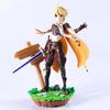 New 19cm Anime Genshin Impact Figure Barbara Aether Lumine Pvc Action Figure Collectible Decoration Collection Doll Toys