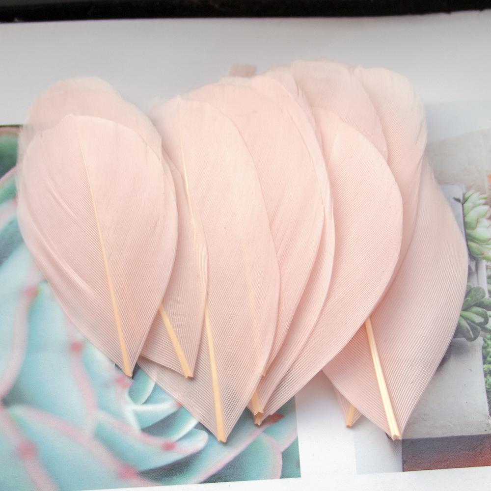 Nature Goose Feathers For Jewelry Making Decoration White Swan Needlework Wedding Handicraft Accessories Crafts 5-8Cm