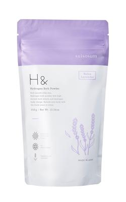 H& Ash & High-Concentration Hydrogen Bath Additive, Carbonated, Relaxing Lavender Scent, 350g (10 Uses)