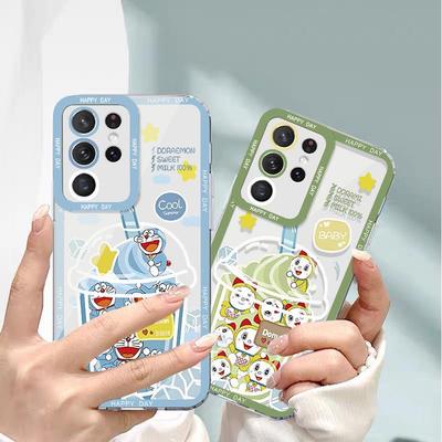 Samsung S21Plus חמוד רך דינגדאנג A52, מיץ תפוזים 22, כיסוי שקוף A32 הכל כלול.