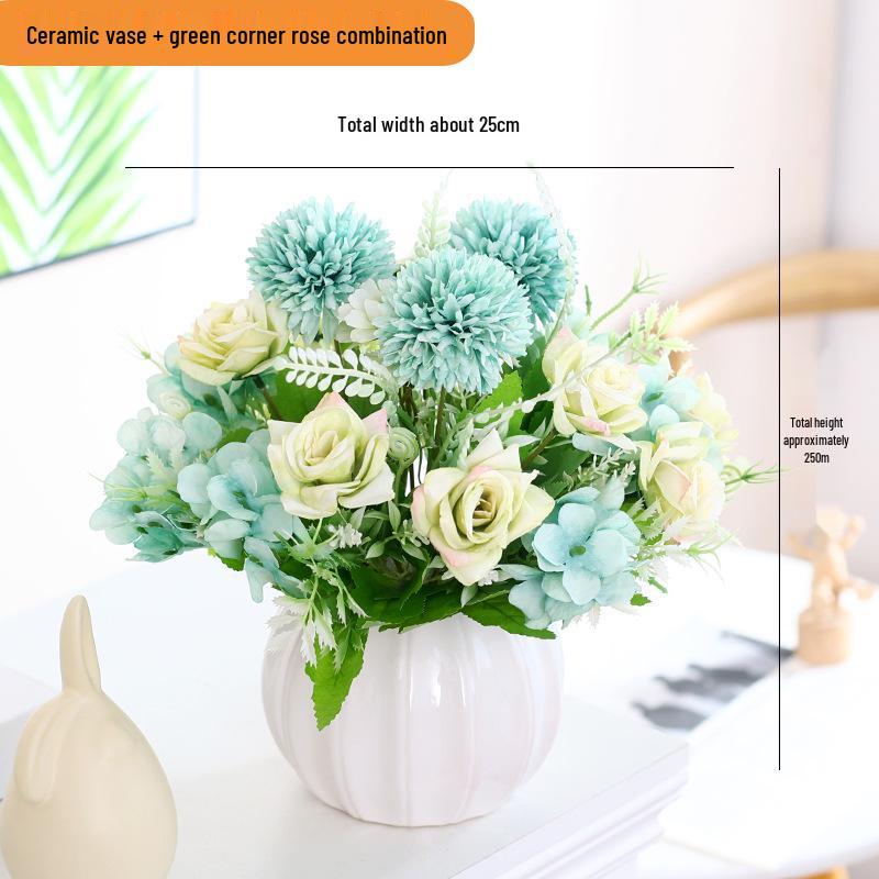 Artificial Silk Sunflower Floral Arrangement for Home Decor