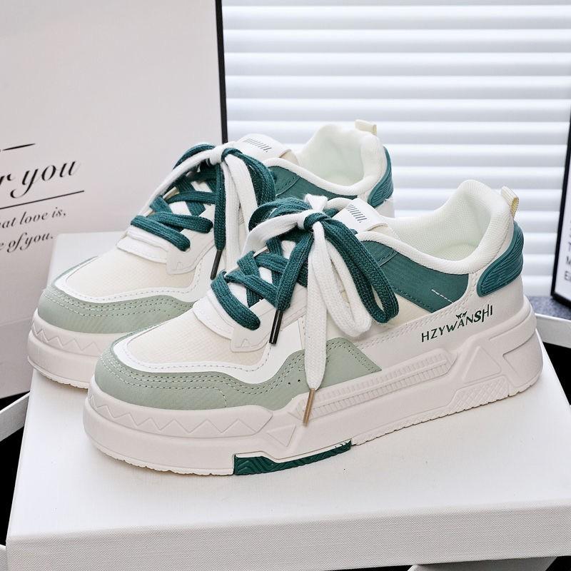 

Women s Fashion Platform Sneakers Height Increasing Knit Mesh Comfortable Lightweight Casual White Shoes Autumn New Trendy 35