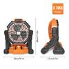 Ventilator de camping 2-în-1, lanternă, agățată pentru cort, ventilator, pentru pescuit în camping