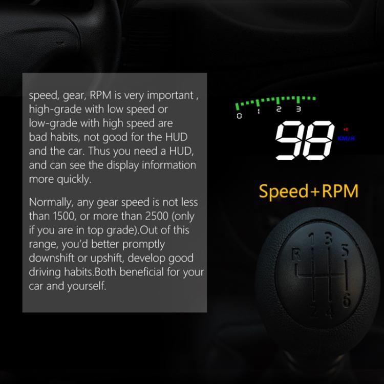 A900 OBD2 3.5 inch Car Head Up Display