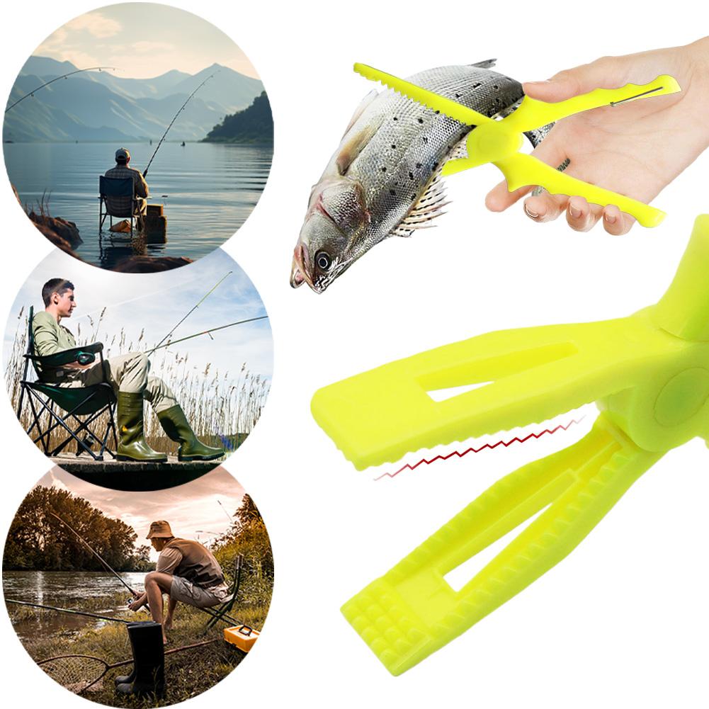Floating Fishing Grabber Ergonomic Handle Fishing Lip Grip Lightweight Portable Fishing Pliers Lockable Fishing Accessories