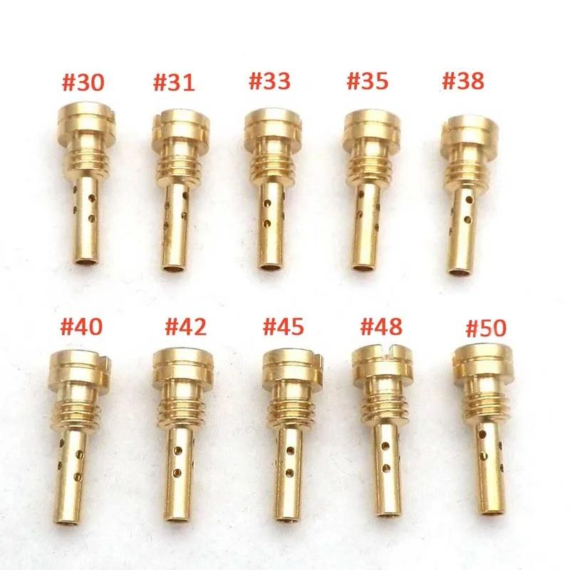 Slow Pilot Jet 4.5X0.75mm Thread for Keihin Kawasaki CV CVK FCE FCR Carburetor N424-25 Injector Nozzle 30-50 (10pcs)