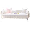 Off-white Cotton Sofa Cushion Fixed Non-slip Pure Cotton Four-season Universal Fabric Sofa Cover Cloth Towel Seat Cushion