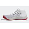 adidas Dame 4 'Rose City' (Unisex) White / Grey-Light Scarlet Basketball Shoes CQ0471