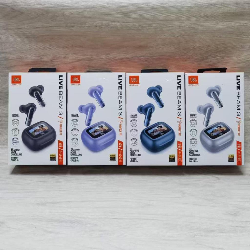 Celebrity Style JB LIVE BEAM3 Colorful Noise-Cancelling Bluetooth Earphones with Touchscreen (2025 Model)