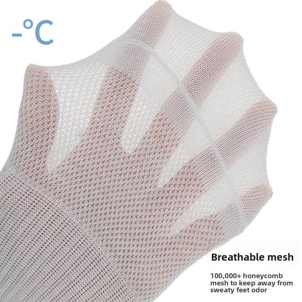 Pure Cotton Socks - Women's Mid-length Stockings - Spring/Summer Antibacterial Cotton Socks - High Elasticity Women's Stockings