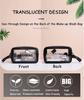 1/3pcs Transparent Makeup And Toiletries Bag, Large Capacity Pvc Semi Transparent Frosted Portable Storage Bag