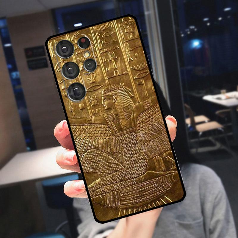 

Чехол-накладка с рисунком Фараона Египта для Samsung Galaxy S25 Ultra S23 S21 S22 S20 S24 Ultra S9 S10 Plus S24 FE Galaxy S21Ultra