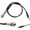 Guitar Piezo Adapter Cable 66cm Endpin Output Jacks Stereo Connection Quick Installation Acoustic Pickup Replacement Cord