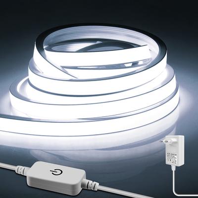 Bandă LED COB 24V Neon 320LED-uri/m Comutator cu senzor tactil Reglabil Impermeabil Iluminare din spate a casei Iluminare bucătărie 1M 2M 3M 4M 5M