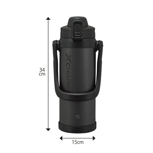 Zojirushi Thermos Water Bottle, 2.06L, Large Capacity, Sports-Style Jug, Wide Mouth (Approx. 7cm), Easy Ice Filling, Keeps Drinks Cold, Perfect for Sp