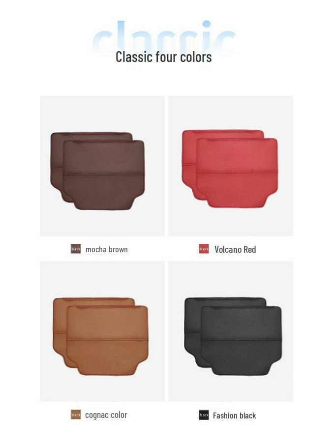 Crown Lu Fang Rear Seat Kick Mat - Anti-Kick Protection & Interior Enhancement