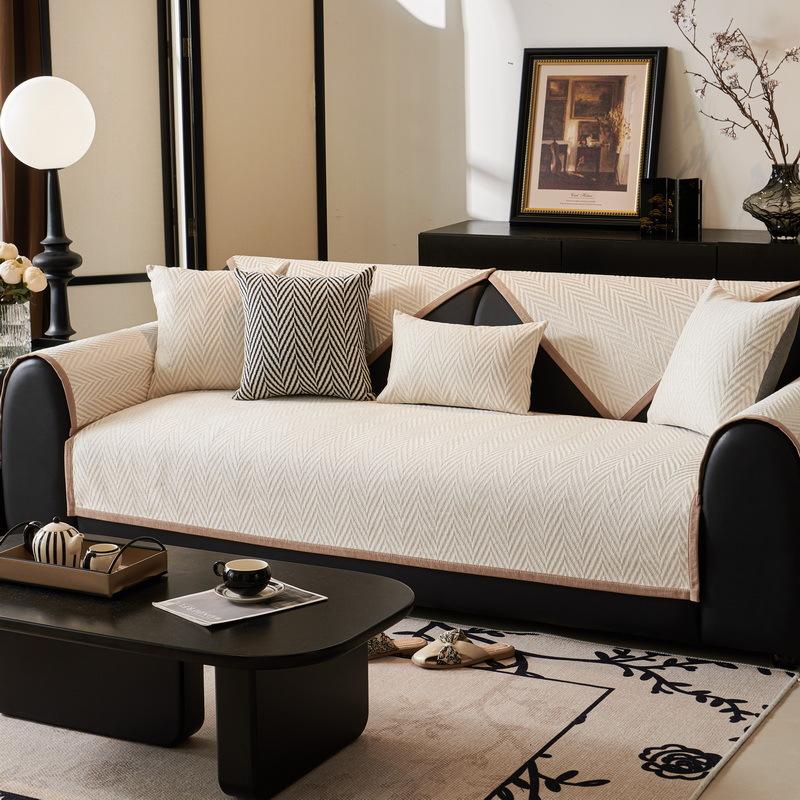 New Sofa Cushion Four Seasons Universal Fabric Chenille Nordic Simple Light Luxury Ins Non-Slip Sofa Cover