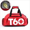 Oxford Dry Wet Gym Bag Large Capacity Fitness Training Bag Waterproof with Shoe Compartment Wear-resistant for Men Women