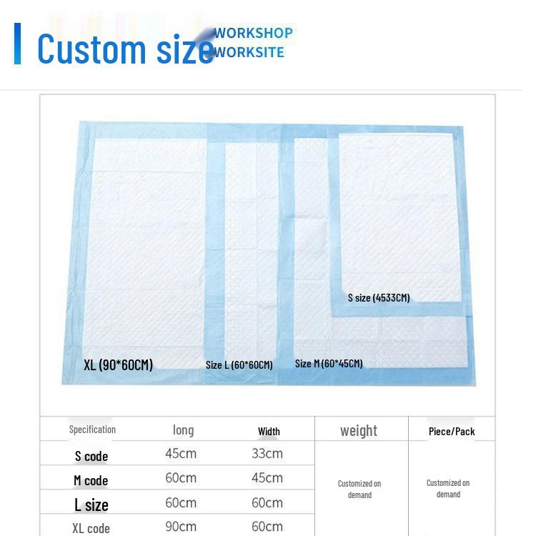 Pet Training Urinal Pads - Thick, Disposable, Customizable Pet Care Pads