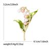 Stylish Pearls Embellished Flower Pin Casual Formal Wear Jewelry Accessory Clothing Accessories For Everyday Outfits