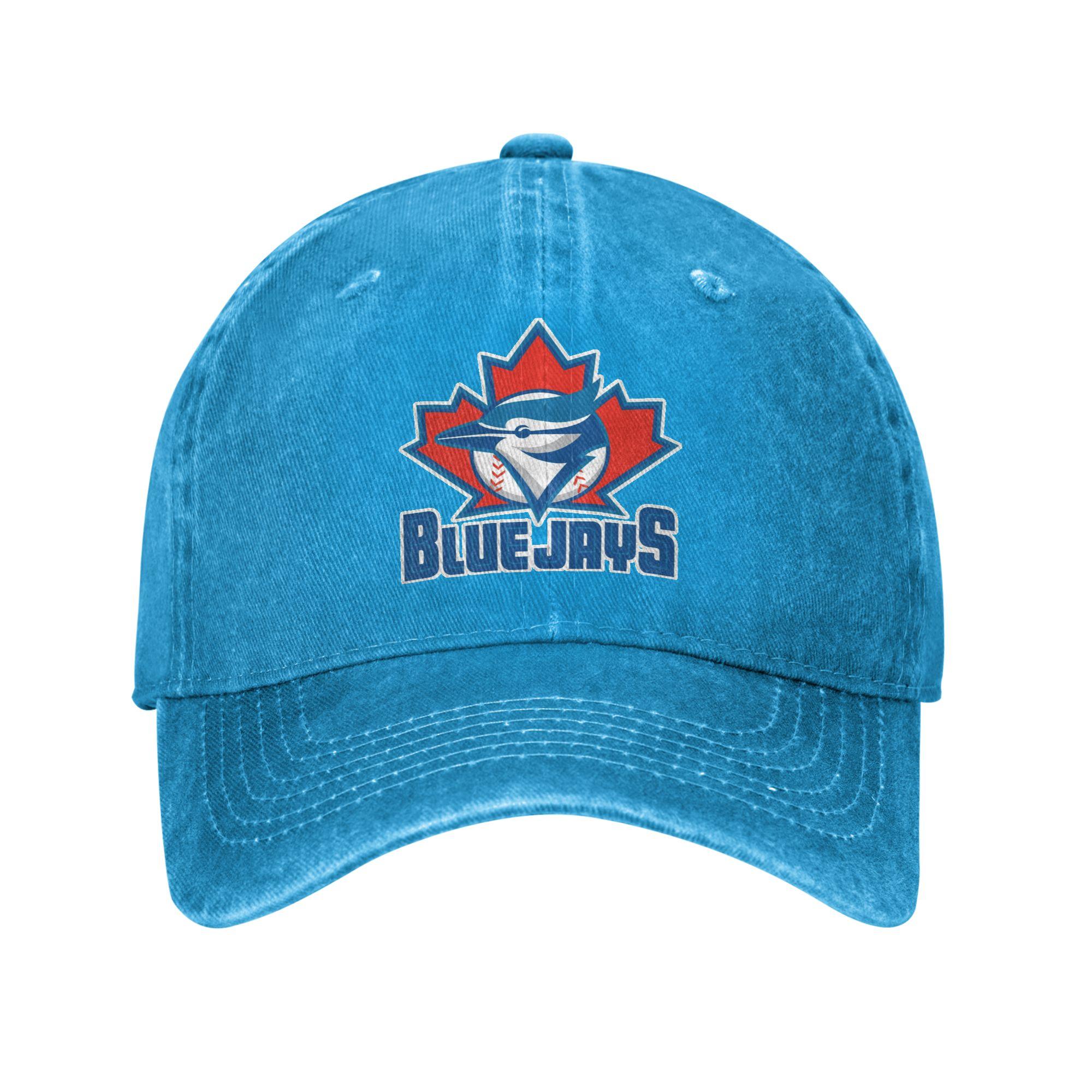 

Washed Baseball Cap Blue Jays-Toronto Summer Trucker Hat For Unisex Women Bird Baseball Team Casual Outdoor Sport Sun Baseball Caps One Size