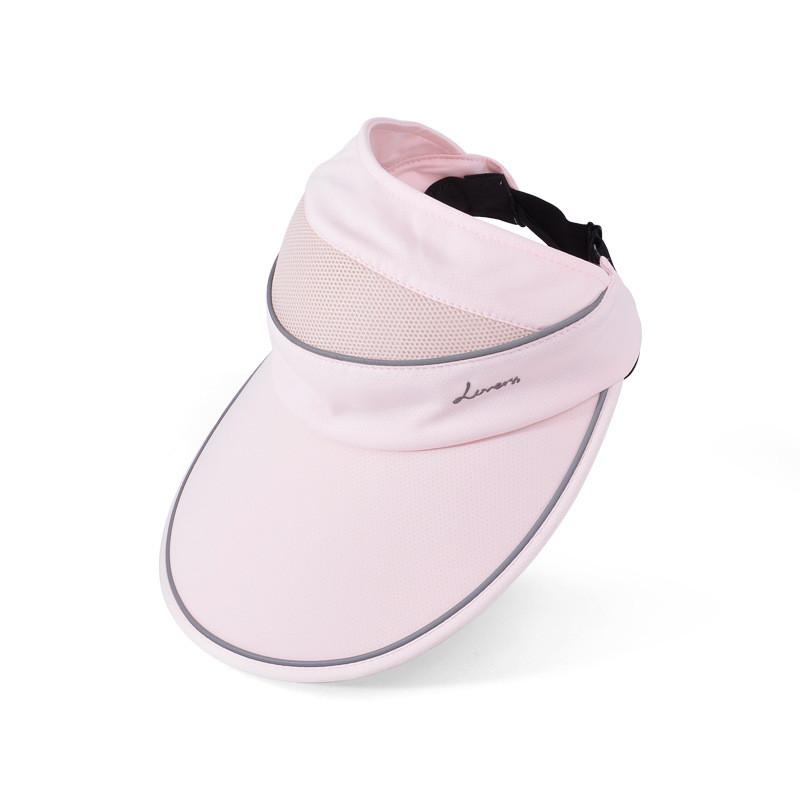 

Summer Outdoor Sunhat For Women With Large Brim And Breathable Polyester Material For Cycling And Beach Activities рожевий