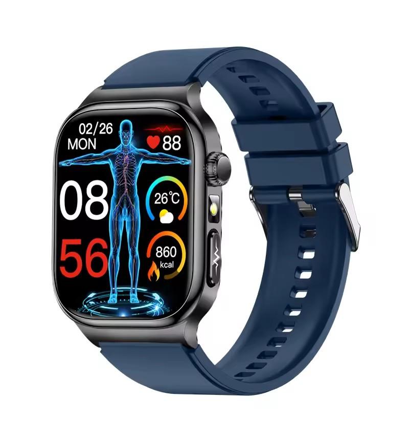 2025 Nursing Health Smart Watch Men ECG Heart Rate Blood Pressure Body Analysis Heart Rate Call Smartwatch