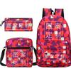 Student Schoolbag Making Oxford Cloth Backpack Shoulder Bag Pencil Bag Combination Three-Piece Set