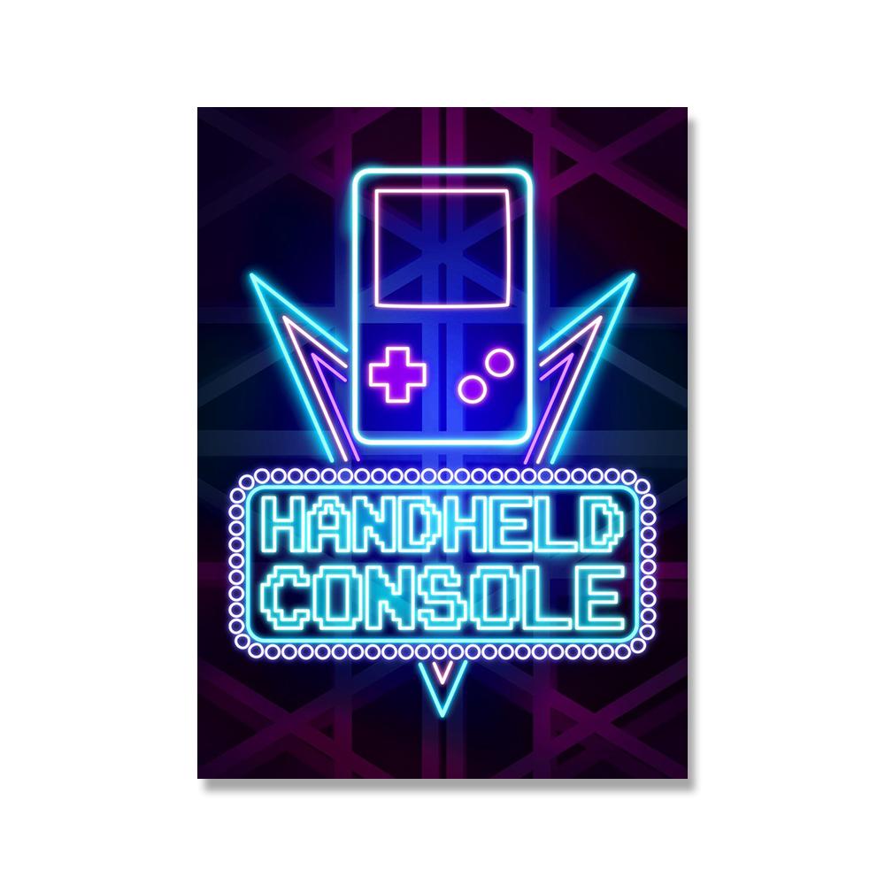 

Приветственный текст геймера Цитата Неоновый свет Арт Плакат Нет игры нет жизни Картина на холсте Современная настенная картина для гостиной Домашний декор 40x50cm No Framed