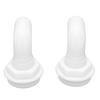 2pcs Boat Thru Hull Fittings White 1in Plastic 90 Degree Thru Hull Connector For RVs Boats