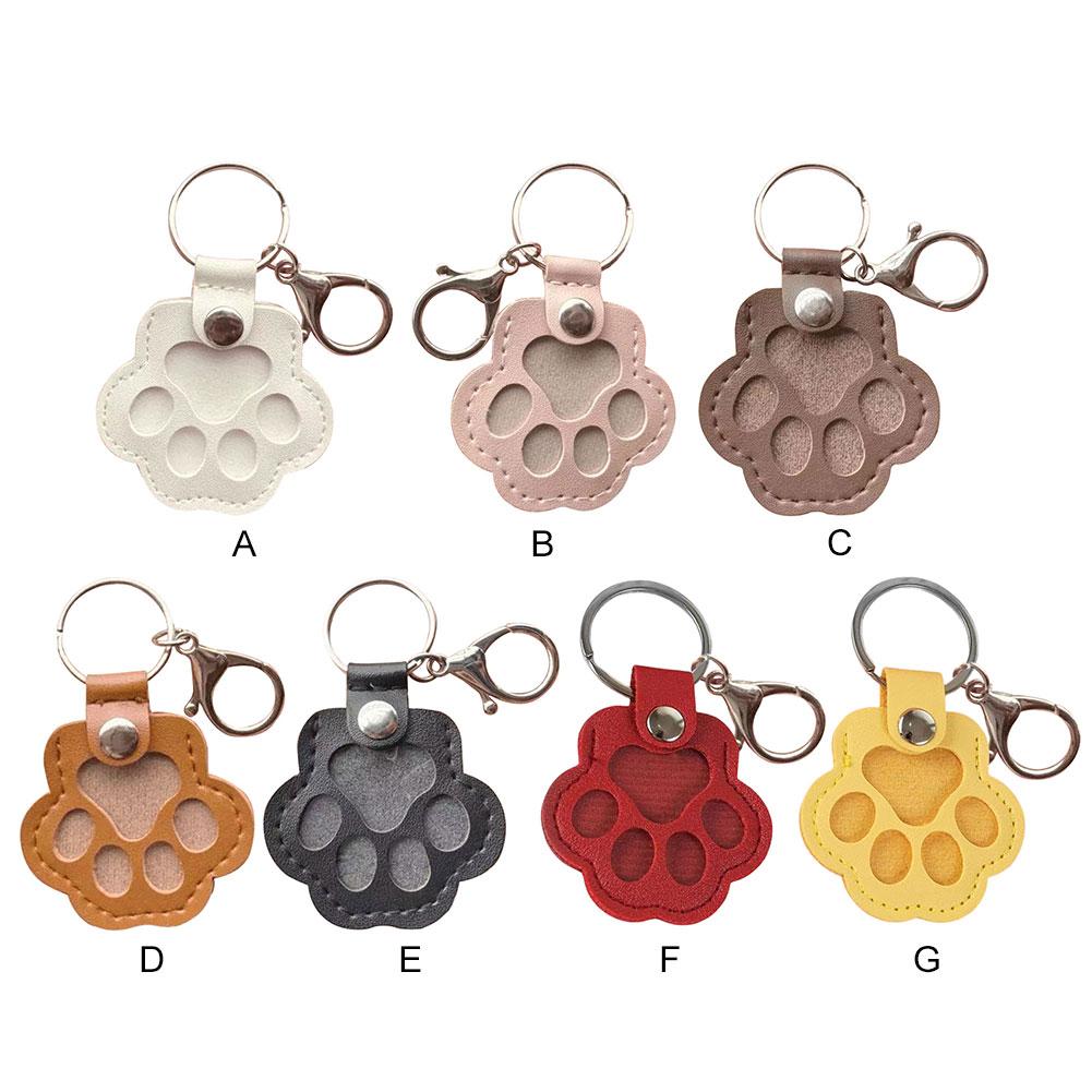 Cat Dog Hair Collectable Keychain Commemorative Pet Hair Storage Bag Keychain Cat Dog Fur Container Pendant for Pet Lovers